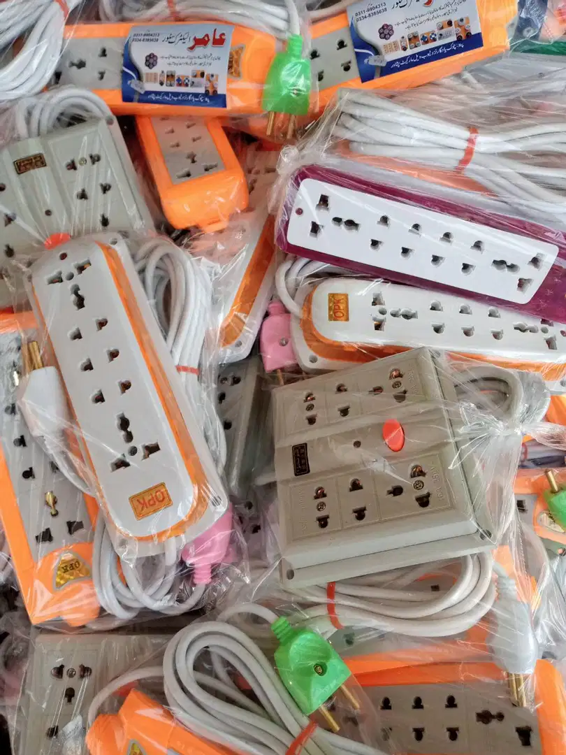 extension board with copper wire available for sale in peshawar