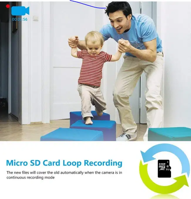 AHD 1080P WIFI FHD Mini Button Camera For Sale In Karachi