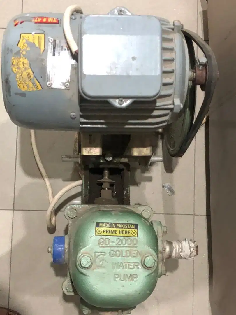 Golden pump with Motor For Sale In Lahore