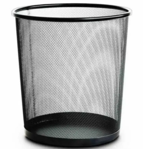 Round Metal Wire Mesh Dustbin for sale