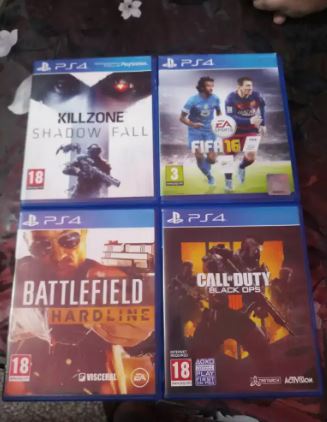PS4 games sale & exchange possible