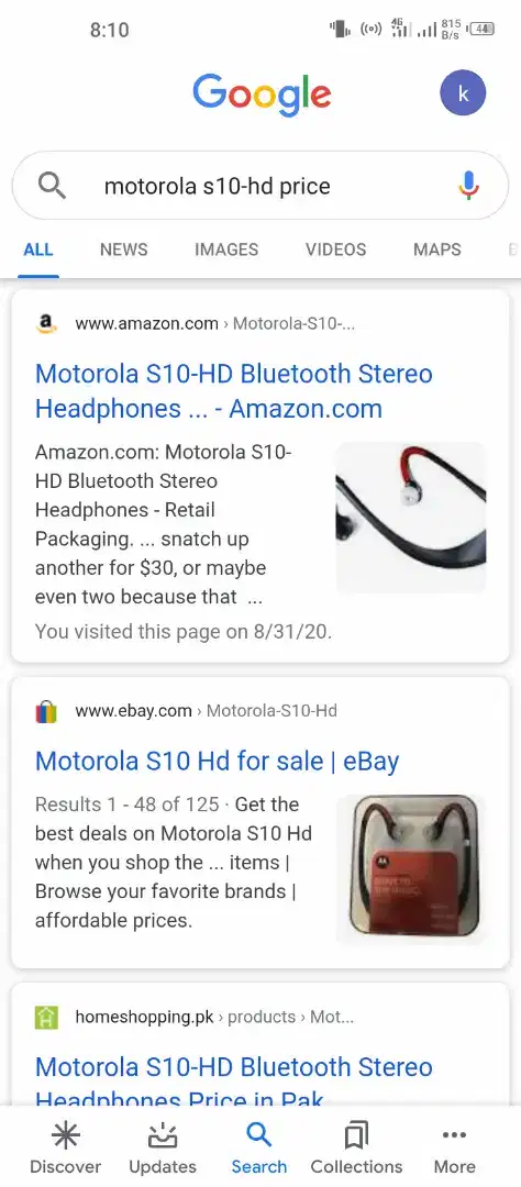 Motorola s10 hd Bluetooth handfree stock available For Sale In Lahore
