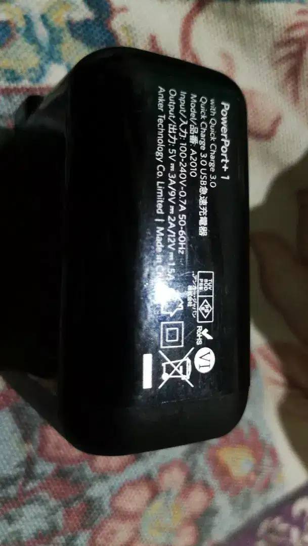 Anker charger 100% orignal Grantee with cable available For Sale