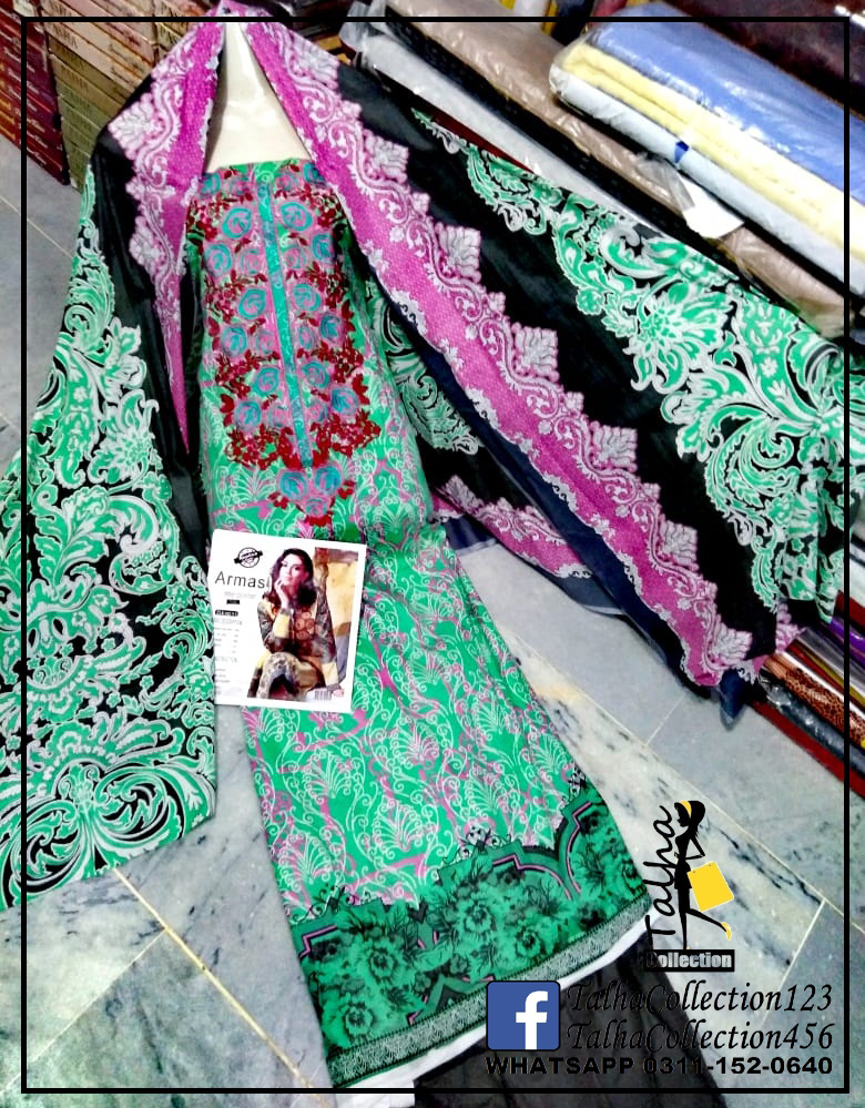 Designer Lawn Suit ( AD-2 )