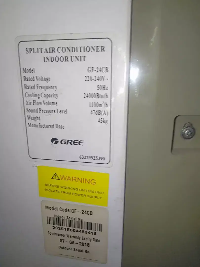 Gree Standing FloorAC Available For Sale In Peshawar
