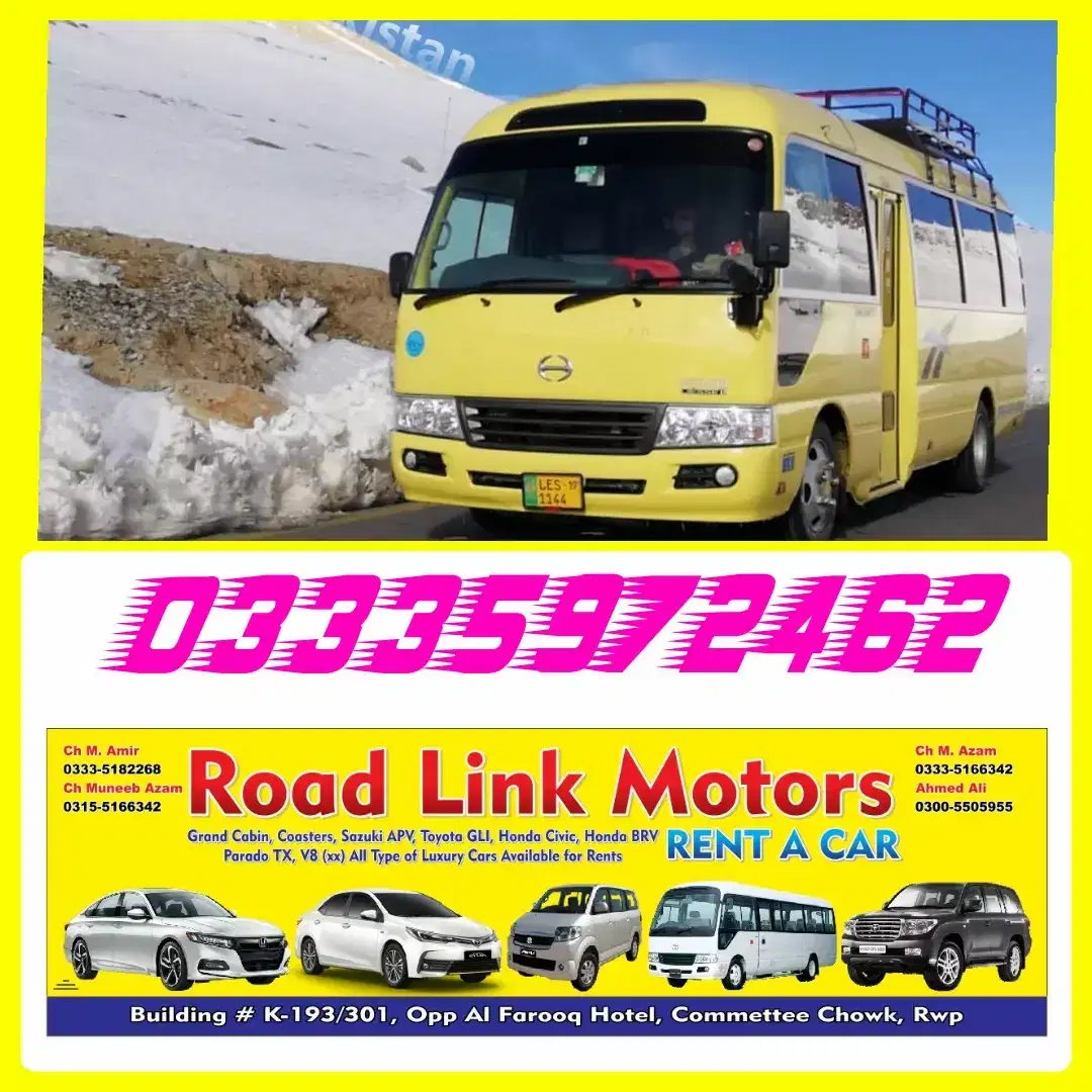 Apv,Parado,vigo,Rivo,V8 Car For Rent in Rawalpindi
