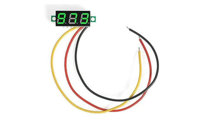 DC 100V 3 Wire LED Digital Display Volt Meter Voltage Mini Voltmeter