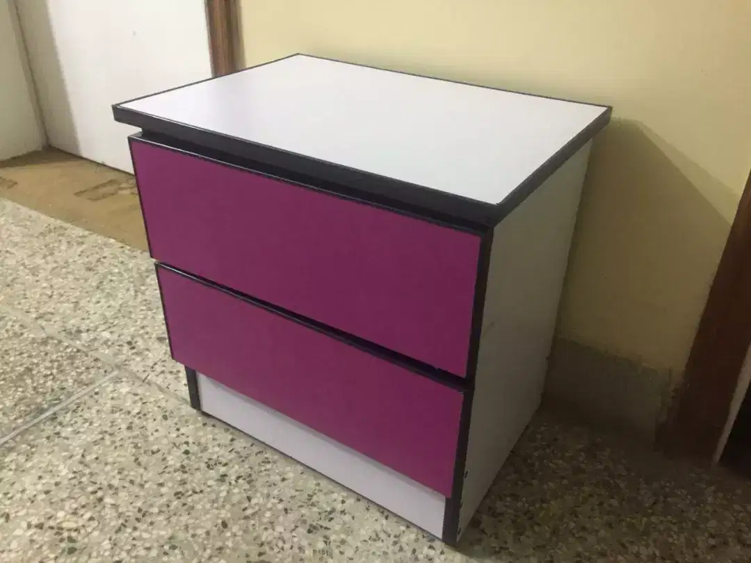 Kitty bedroom setup single bed + side table + dressing table Available For Sale