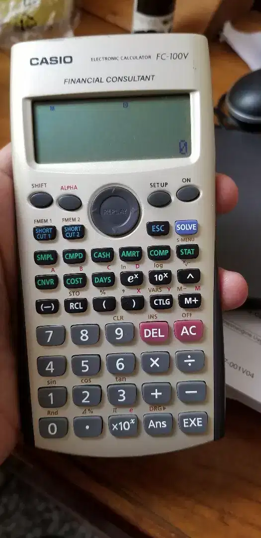 Casio FC-100V Financial Consultant Calculator available for sale