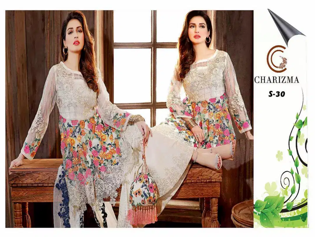 Maria b master replica lilan lawn silk khadar marina wholesale in khanewal