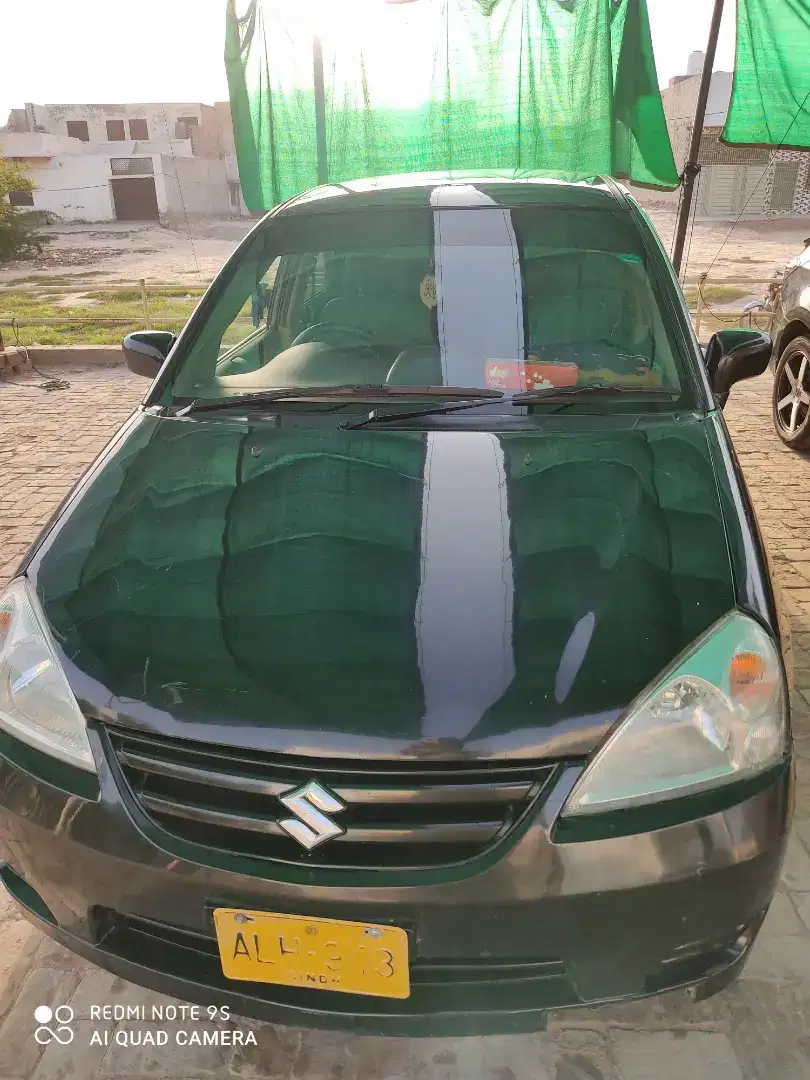 Black Suzuki Liana family used Car Available for Sale in Khanewal