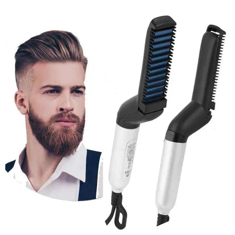 Hair & Beard Straightner Brush  Multifunctional Hair Comb Available for Sale