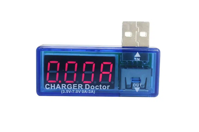 Digital USB Mobile Power Charging Current Voltage Tester Meter