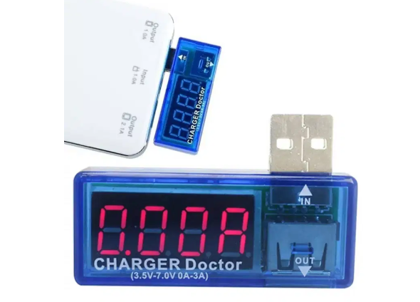 Digital USB Mobile Power Charging Current Voltage Tester Meter