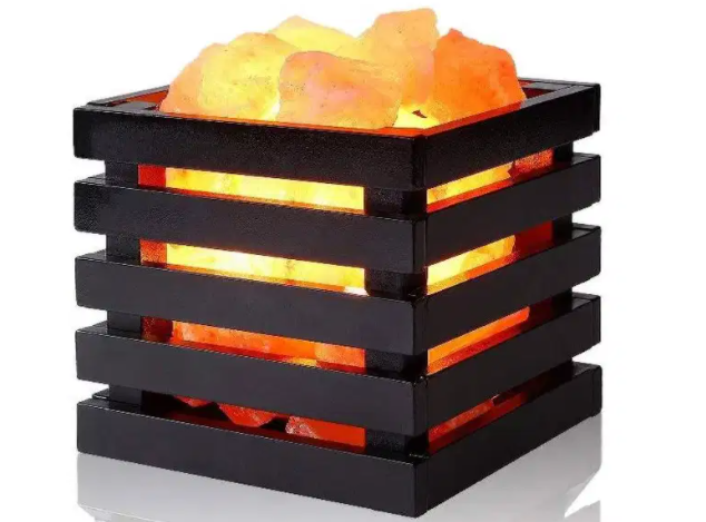 New Salt Lamp Basket - Wooden and Metal Home Decor Available for Sale in Chakwal