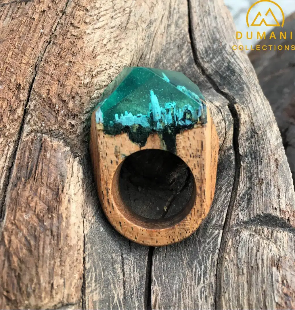 New Ring Handmade wood and resin Available for Sale in Islamabad