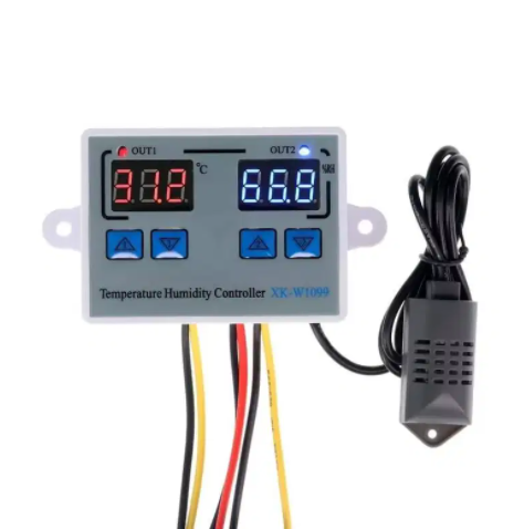 12v W1099 Dual Digital Thermostat Humidistat Egg Incubator Temperature for Sale