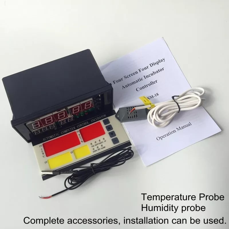 220V XM-18 Controller Digital Temperature Humidity Automatic Incubator