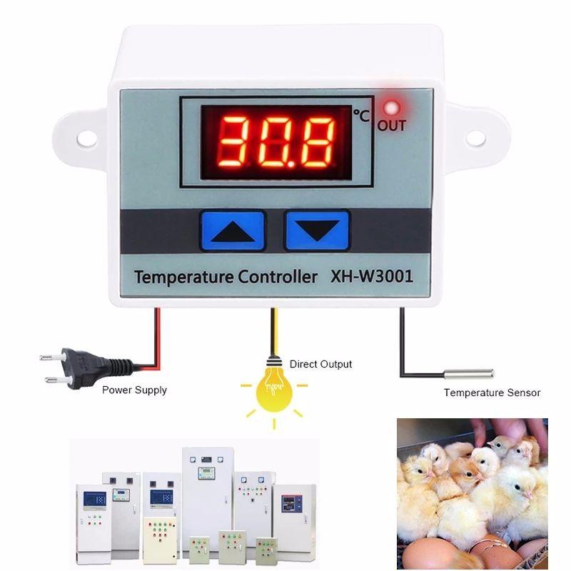 W3001 Digital Temperature Controller AC220V 10A
