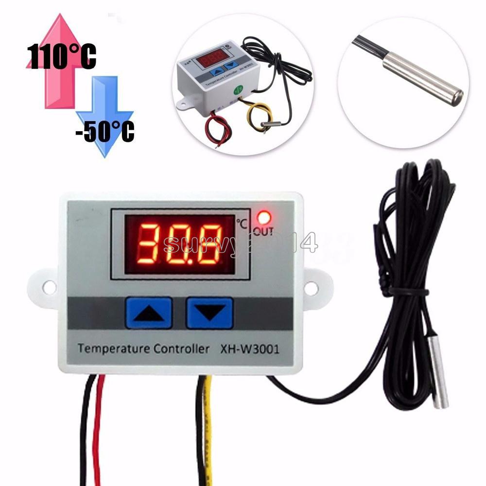 W3001 Digital Temperature Controller AC220V 10A