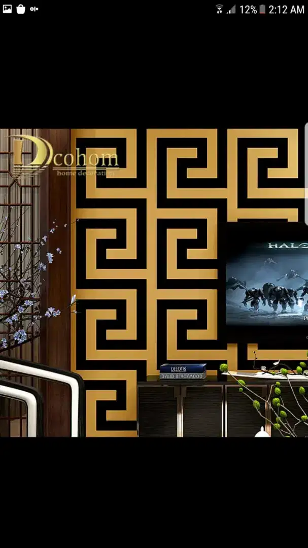 New Beautiful Different Design 3D wallpaper with firing Available in Islamabad