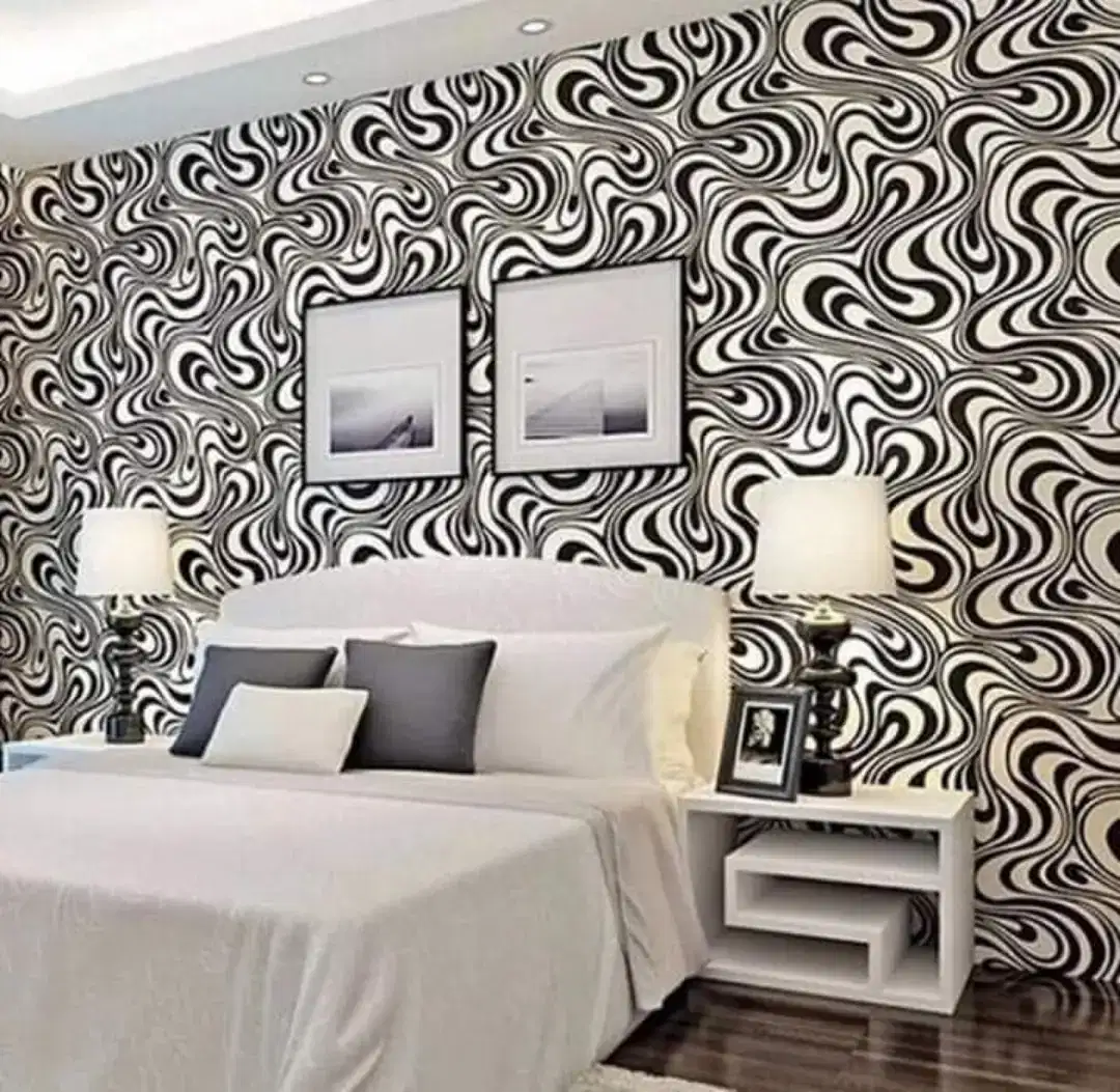 New Beautiful Different Design 3D wallpaper with firing Available in Islamabad