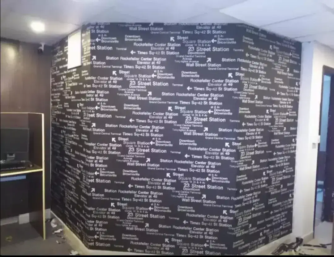 New Beautiful Different Design 3D wallpaper with firing Available in Islamabad