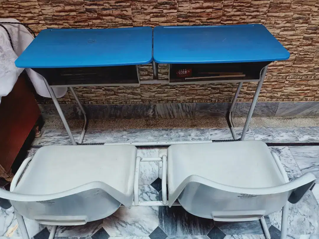 Study desk with 2 chairs available for sale