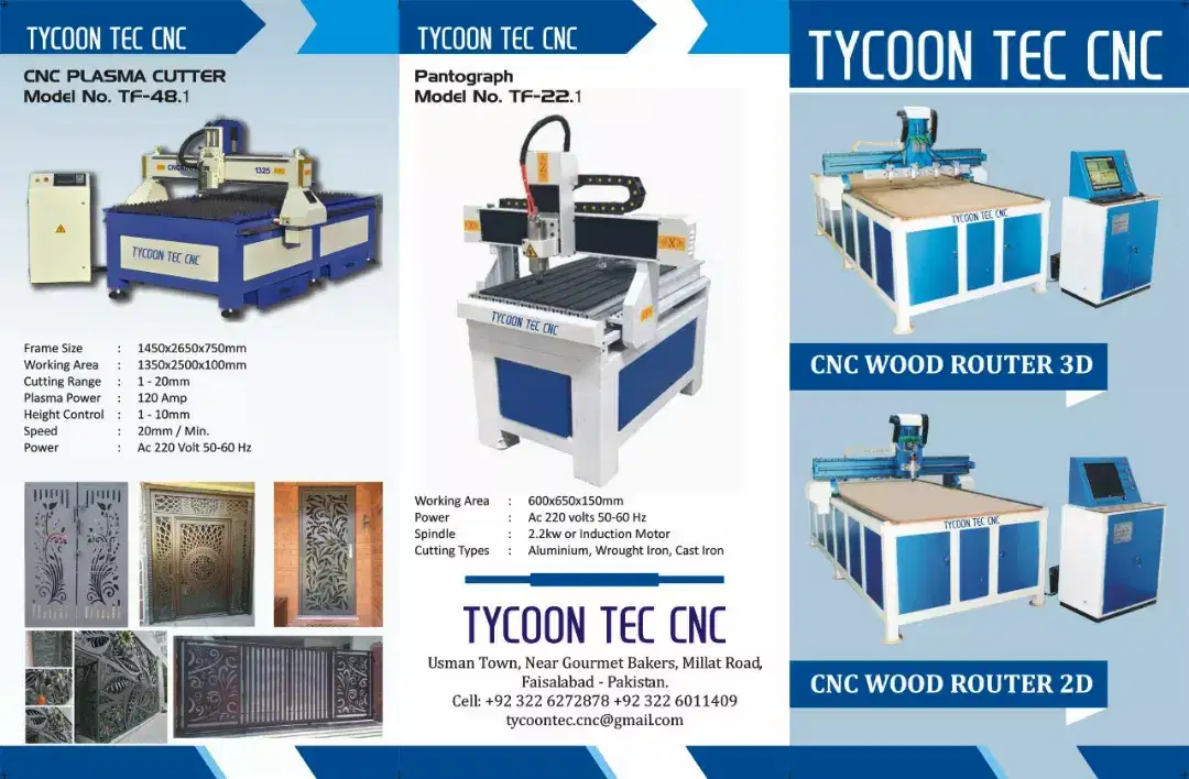 TYCON TEC CNC wood router machine Available for Sale in Faisalabad