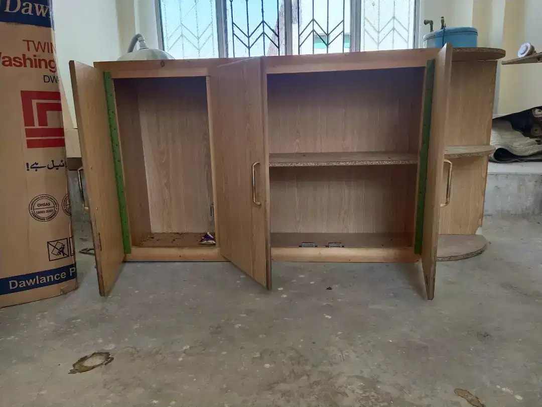 Kitchen cabinets plus marble full kitchen set available for sale