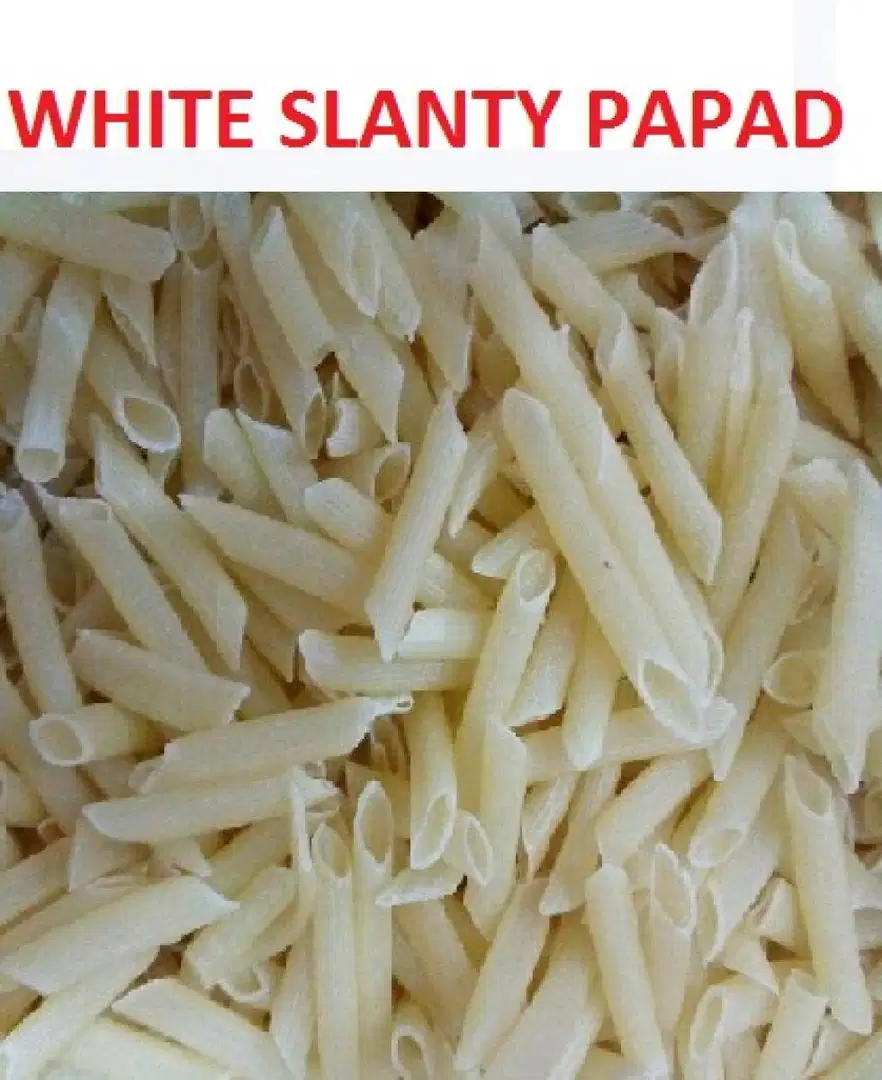 Special Raw White Slanty papad Ready to Cook