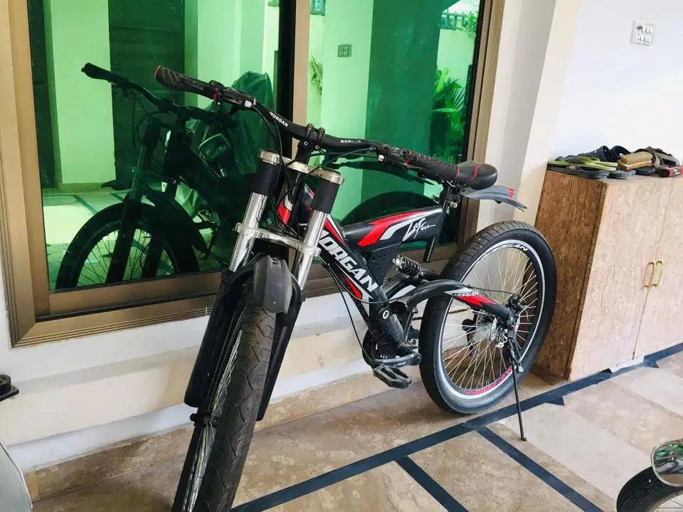 Morgan dual shock bicycle available for sale in Attock