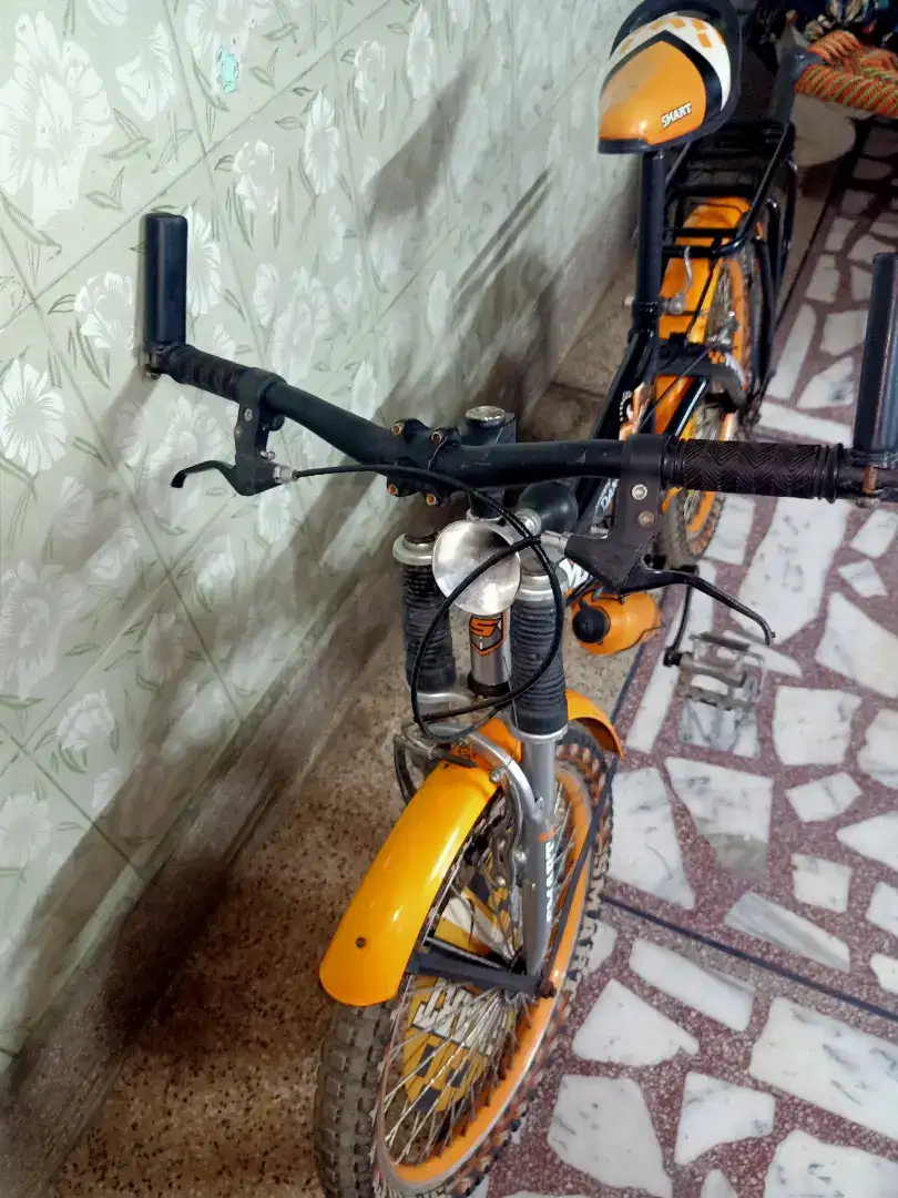 Smart cycle in orange color Available for Sale in Sargodha