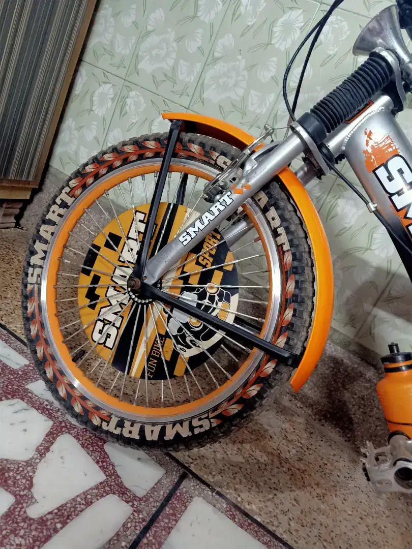 Smart cycle in orange color Available for Sale in Sargodha