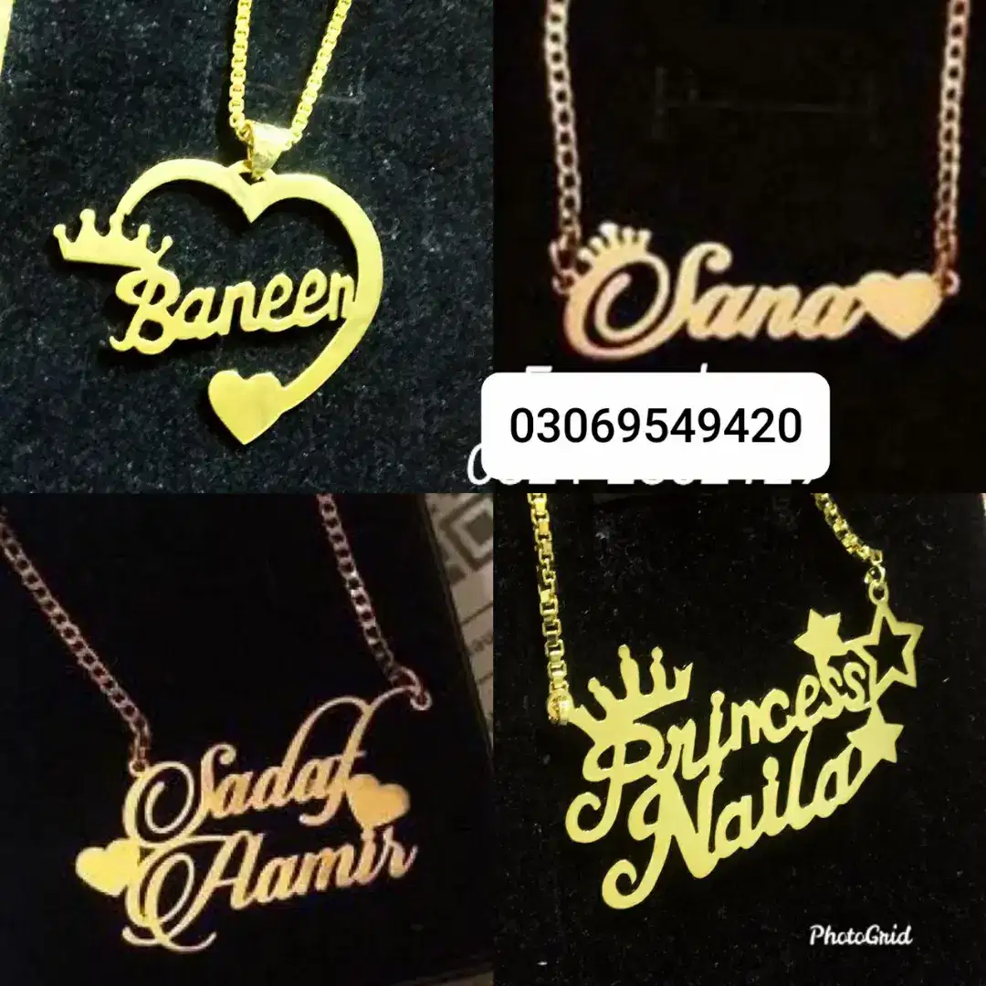 Name lockets available for sale