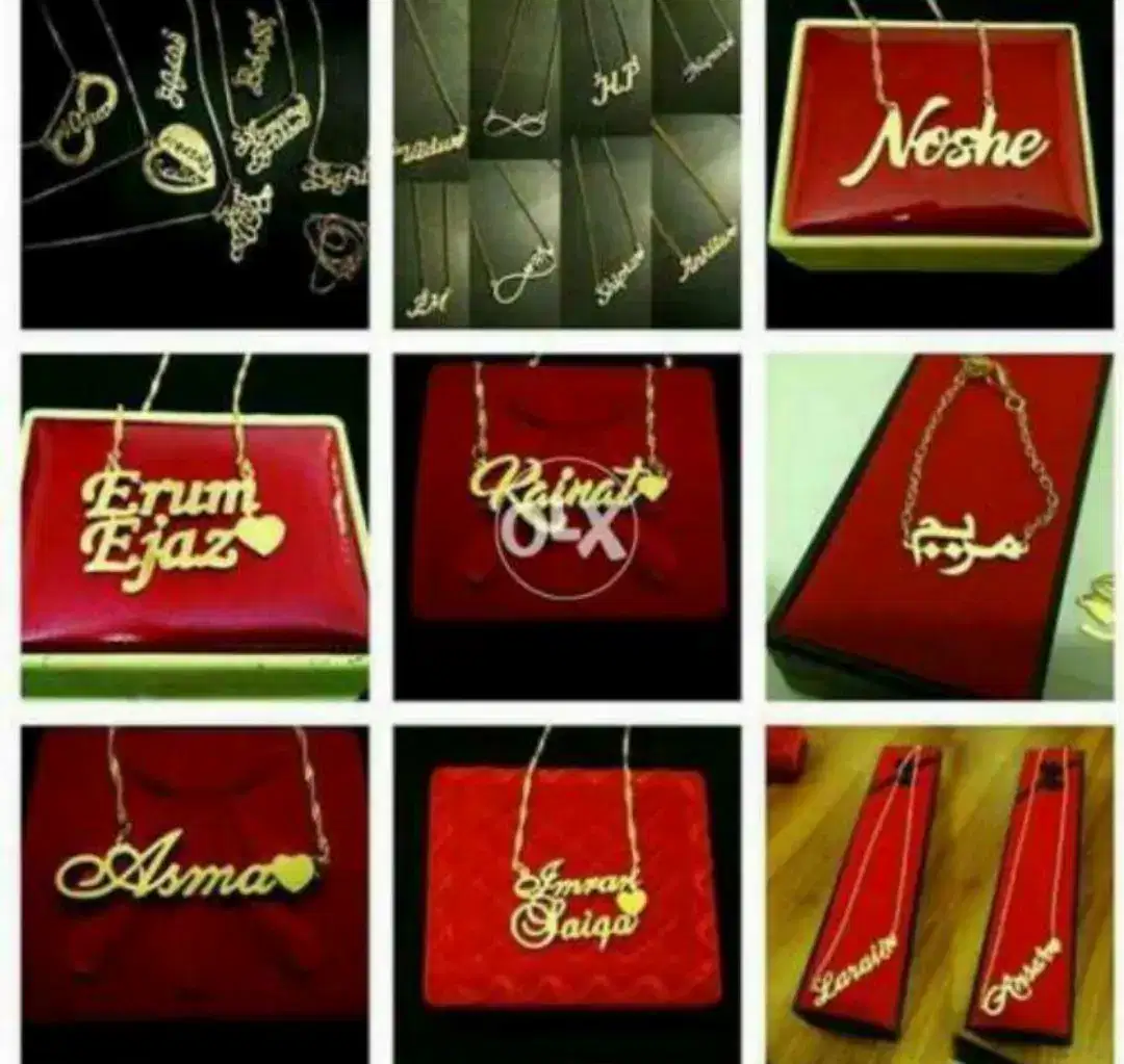 Name lockets available for sale