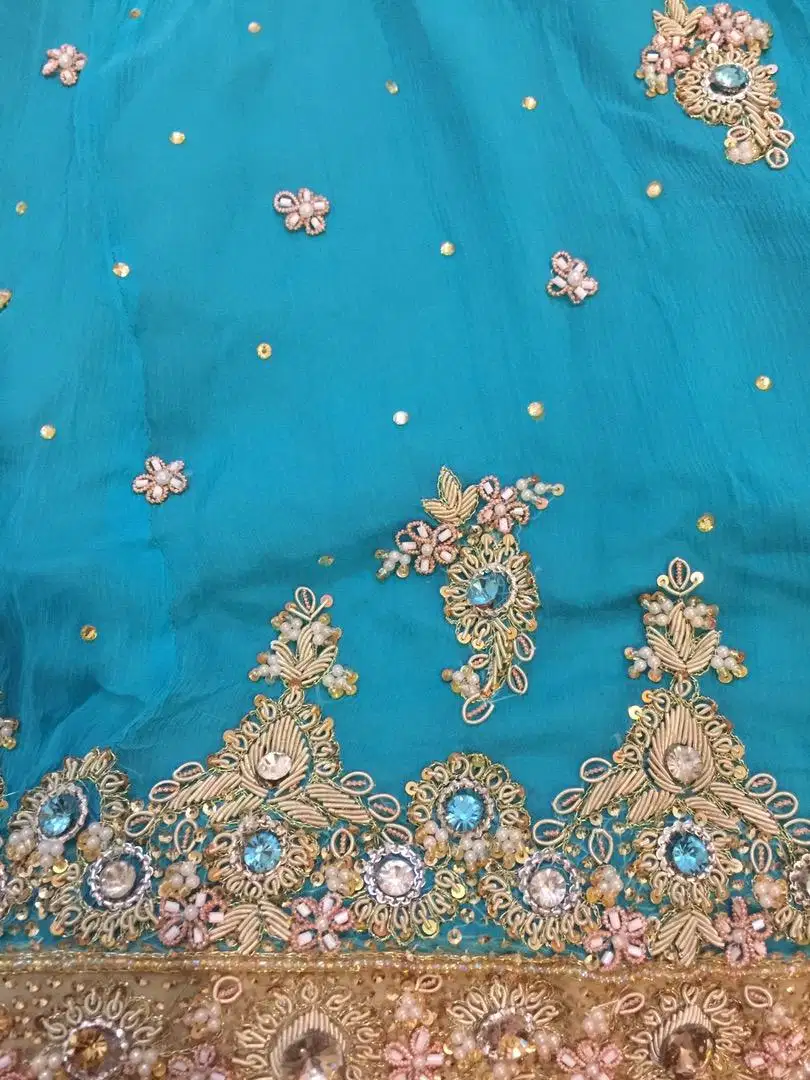 Beautiful embroidered unique bridal dress for sale