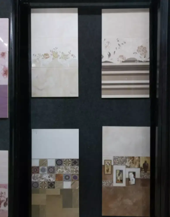 Display frame wood and aluminum 40 slides