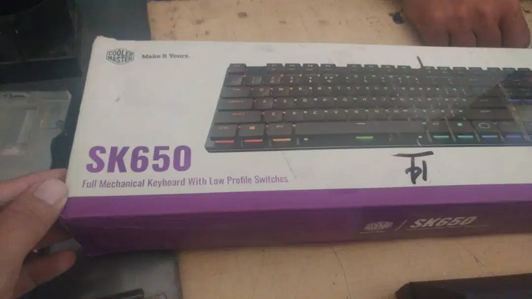 Cooler Master Mechanical Gaming Keyboard SK650 Available for Sale in Sahiwal