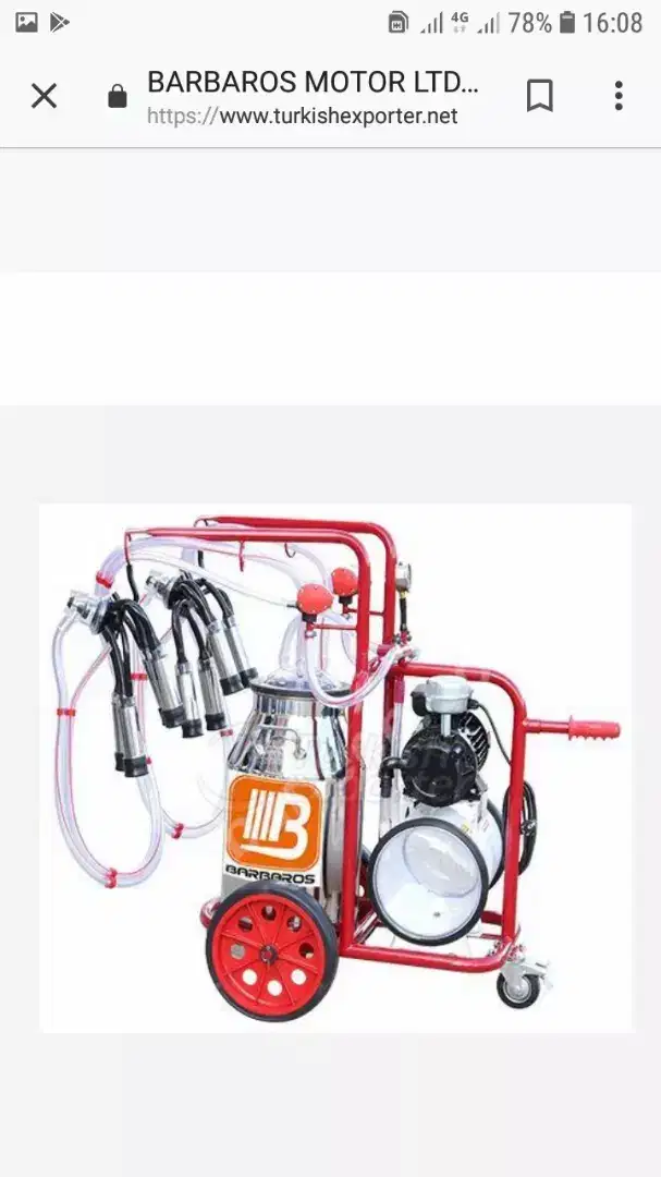 Milking Machine Available for Sale in Faisalabad
