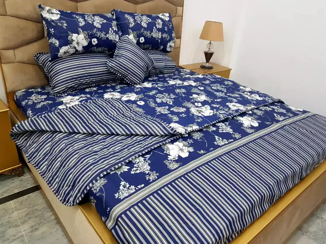 New Bed Sheet King size in Cotton Comforters Available for Sale Rahimyar Khan