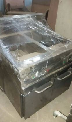 ovens, fryer, hotplate, hood, tables ,chairs