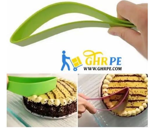 Imported Plastic Leaf Shape Cake Slicer Cake Cutter