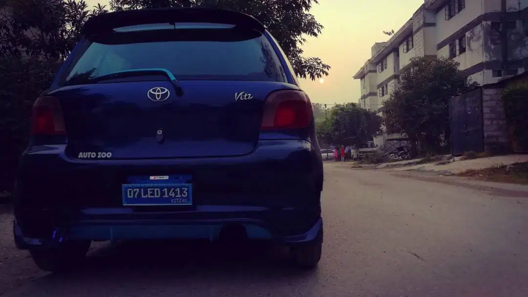 Toyota Vitz model 1999 blue color Available for Sale in Mansehra