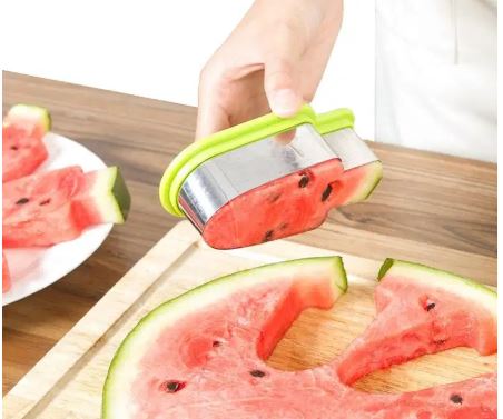 Stainless Steel Watermelon Slicer Fruit Melon Cutter Knife Fast