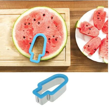 Stainless Steel Watermelon Slicer Fruit Melon Cutter Knife Fast