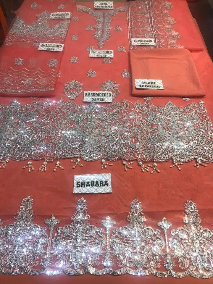 Brand New Unstitched Sharara For Sale