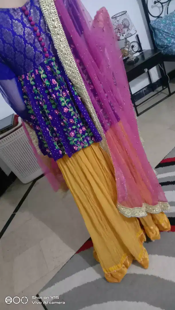 Mehndi event flawless dress Available for Sale in Jamrud