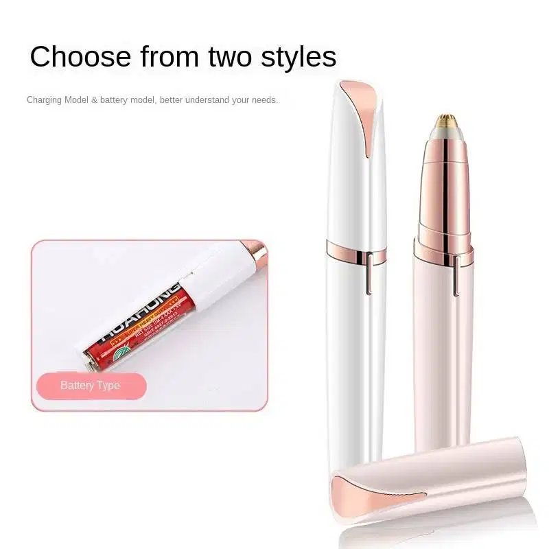 Electric Painless Eyebrow Trimmer Makeup Portable Hair Remover Women