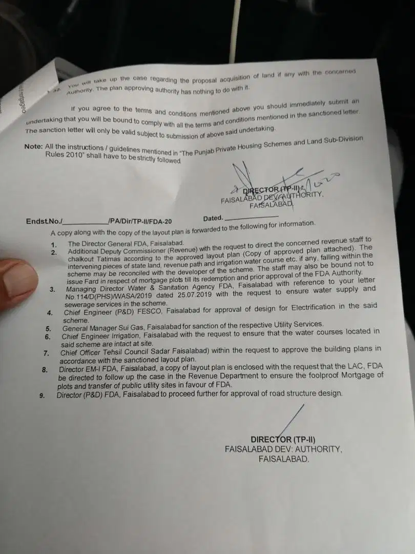 3 Marla plot for sale in easy monthly installment 5 year plan in Faisalabad